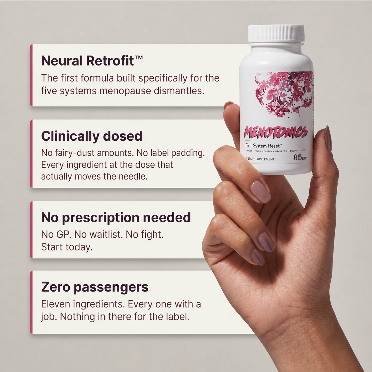 Menotonics® — Neural Retrofit Formula